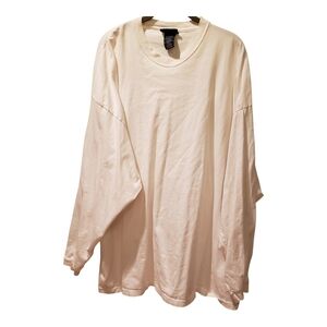 Puritan White Long Sleeve Tee Minimalist Design